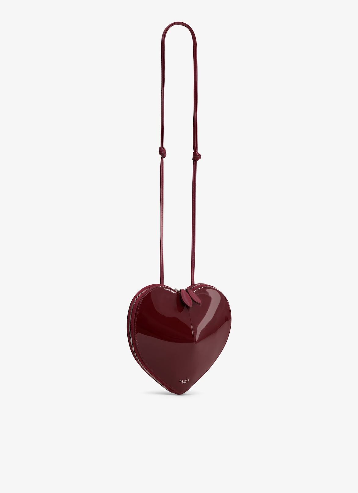 LE CŒUR BAG IN CALFSKIN ALAÏA GARNET RED LE CŒUR BAG IN CALFSKIN